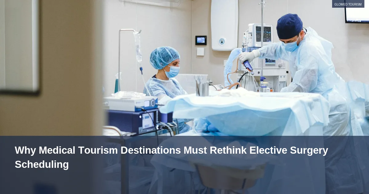 Why Medical Tourism Destinations Must Rethink Elective Surgery Scheduling